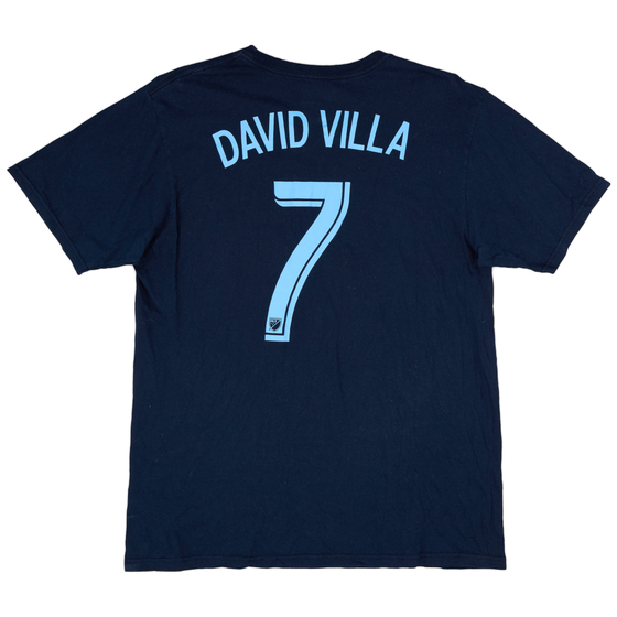 2016 New York City Fan Tee David Villa #7 - 8/10 - (L)