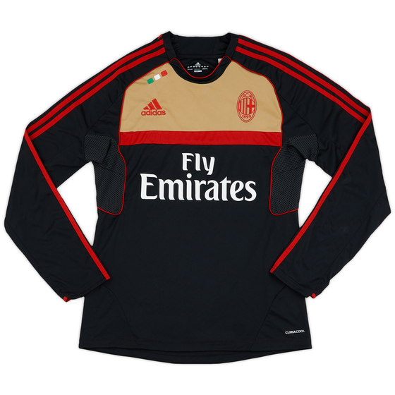 2011-12 AC Milan adidas Training L/S Shirt - 8/10 - (L)