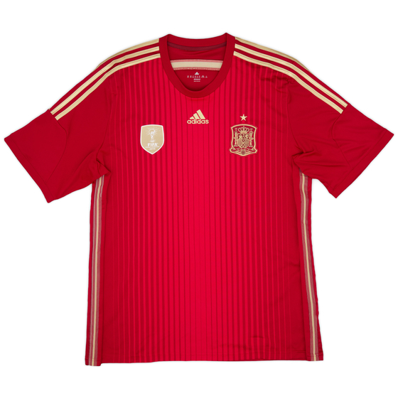 2013-15 Spain Home Shirt - 5/10 - (XXL)