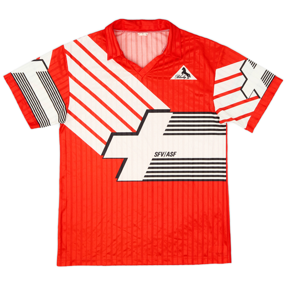 1990-92 Switzerland Home Shirt - 8/10 - (L)
