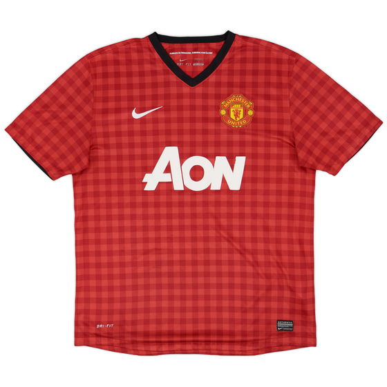 2012-13 Manchester United Home Shirt - 7/10 - (L)