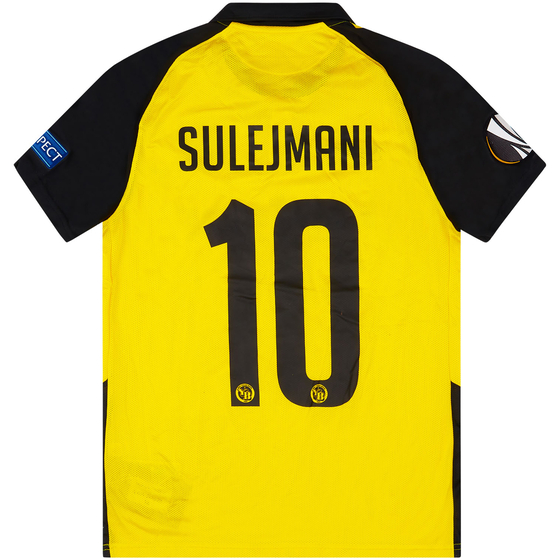 2020-21 BSC Young Boys Match Issue Home Shirt Sulejmani #10 (v Ajax)