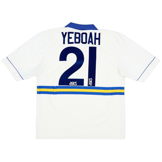 1993-95 Leeds United Home Shirt Yeboah #21 - 7/10 - (L)