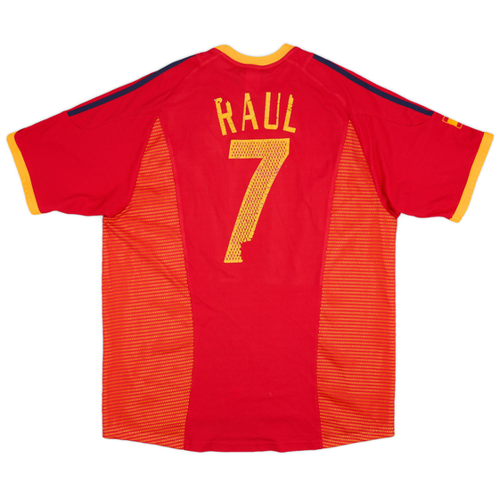 2002-04 Spain Home Shirt Raul #7 - 5/10 - (L)