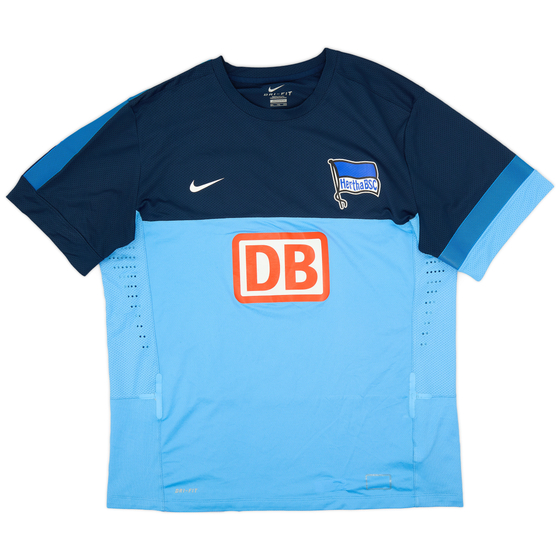 2012-13 Hertha Berlin Authentic Nike Training Shirt - 7/10 - (XXL)