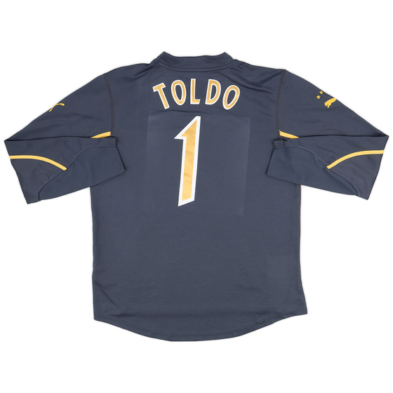 2003-04 Italy GK Shirt Toldo #1 - 7/10 - (XL)