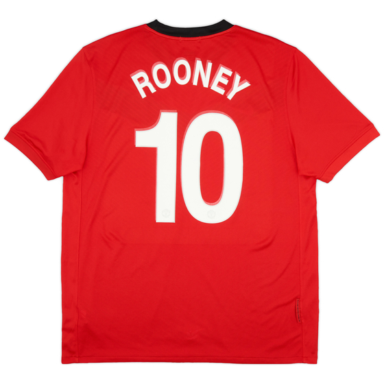 2009-10 Manchester United Home Shirt Rooney #10 - 5/10 - (XL)