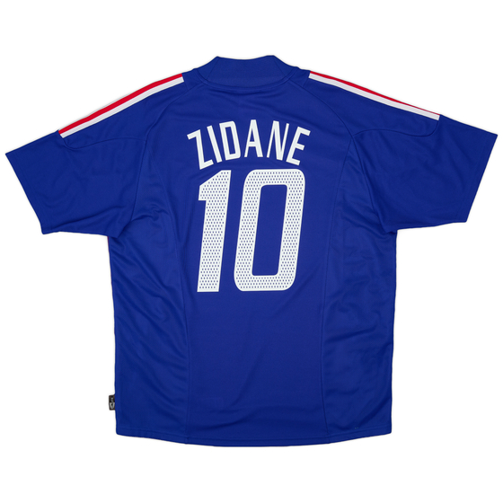 2002-04 France Home Shirt Zidane #10 - 6/10 - (L)