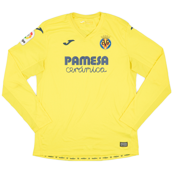 2020-21 Villarreal Home L/S Shirt - 9/10 - (XXL)