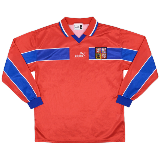 1998-00 Czech Republic Home L/S Shirt - 10/10 - (M)