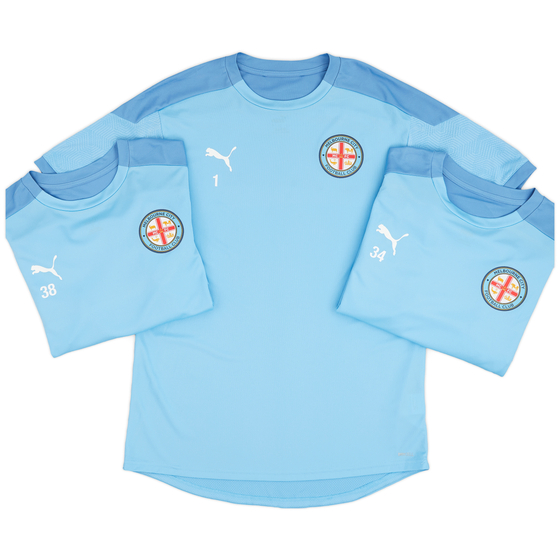 2021-22 Melbourne City Player Issue Training Shirt # - 9/10