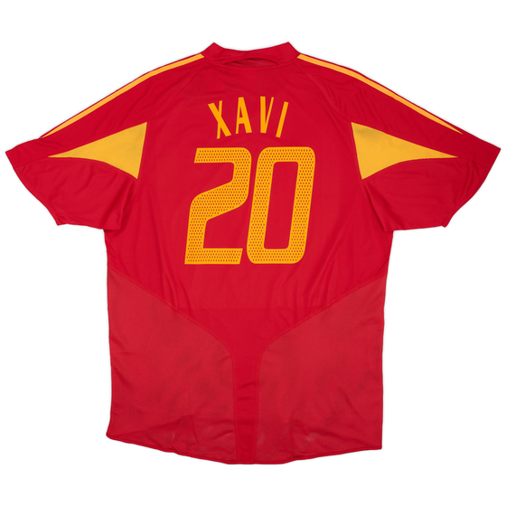 2004-06 Spain Home Shirt Xavi #20 (XL)