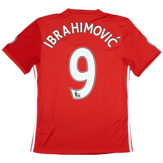 2016-17 Manchester United Home Shirt Ibrahimović #9 (S)