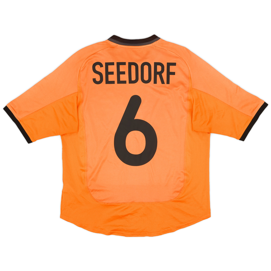 2000-02 Netherlands Home Shirt Seedorf #6 - 6/10 - (M)