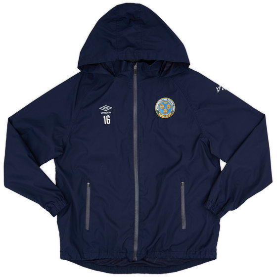 2021-22 Shrewsbury Town Player Issue Hooded Track Jacket #16 - 9/10 - (L)