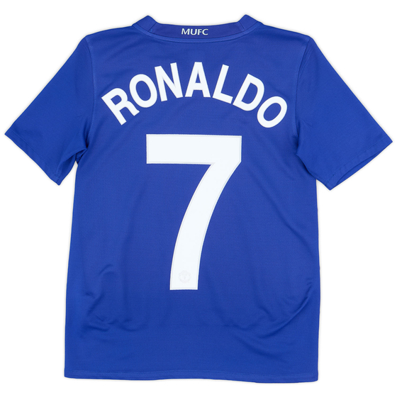 2008-09 Manchester United Third Shirt Ronaldo #7 - 9/10 - (M.Boys)