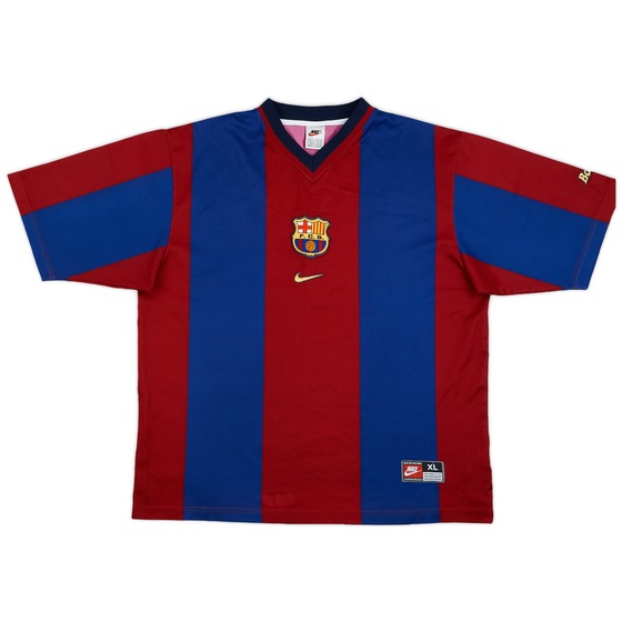 1998-00 Barcelona Basic Home Shirt - 8/10 - (XL)