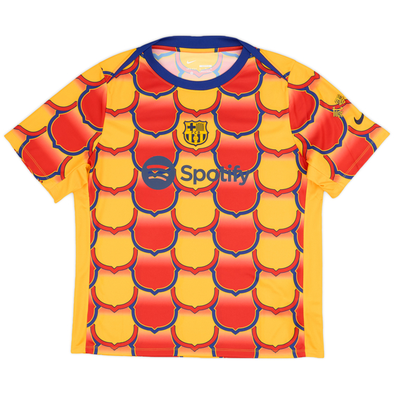 2023-24 Barcelona Chinese New Year Pre Match Shirt - 9/10 - (XL)