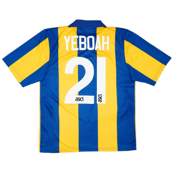 1993-95 Leeds United Away Shirt Yeboah #21 - 8/10 - (M)