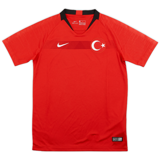 2018-19 Turkey Home Shirt - 8/10 - (L.Boys)