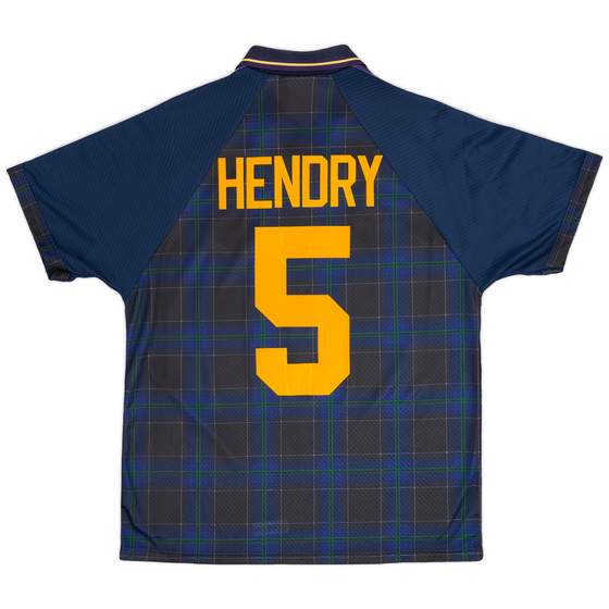 1994-96 Scotland Home Shirt Hendry #5 - 9/10 - (L)