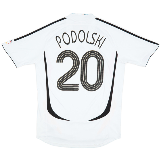 2005-07 Germany Home Shirt Podolski #20 - 7/10 - (L)