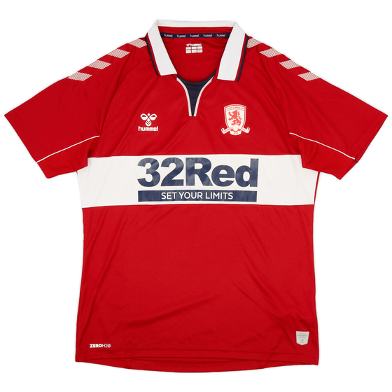 2020-21 Middlesbrough Home Shirt - 8/10 - (XL)