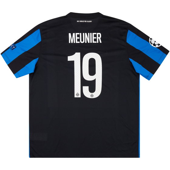 2015-16 Club Brugge Match Issue Champions League Home Shirt Meunier #19 (v Man Utd)