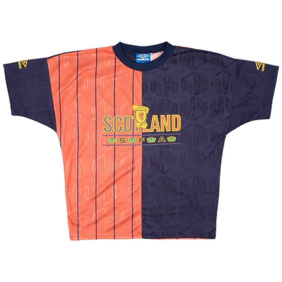 1994-95 Scotland Umbro Training Shirt - 7/10 - (S)
