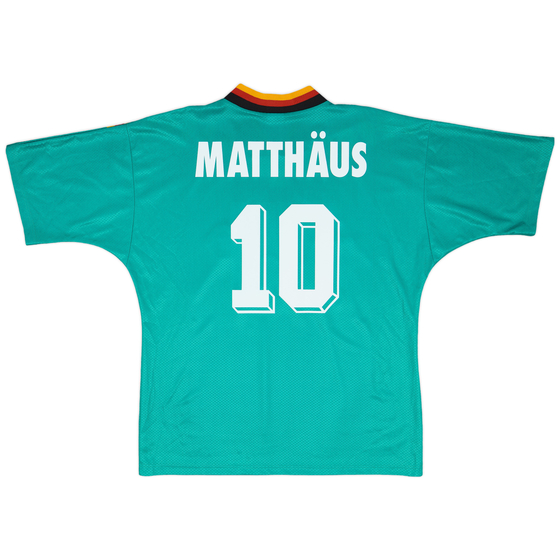 1994-96 Germany Away Shirt Matthaus #10 - 9/10 - (XL)