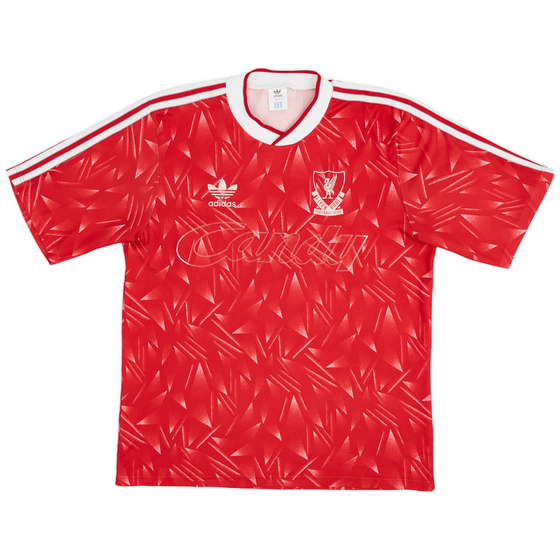 1989-91 Liverpool Home Shirt - 4/10 - (M/L)