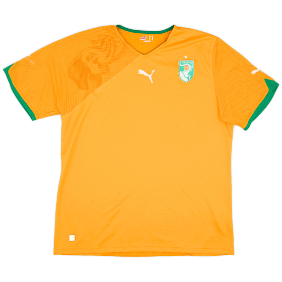 2010-11 Ivory Coast Home Shirt - 7/10 - (XL)