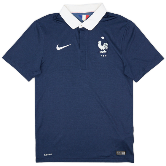2014-15 France Home Shirt - 9/10 - (S)