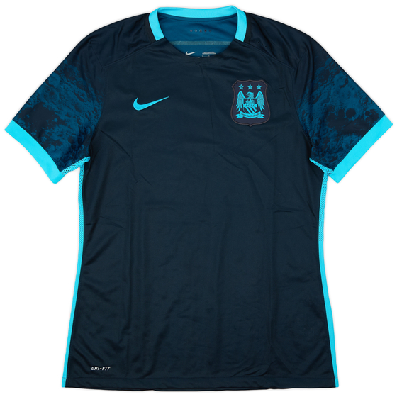 2015-16 Manchester City Authentic Away Shirt - 10/10 - (L)