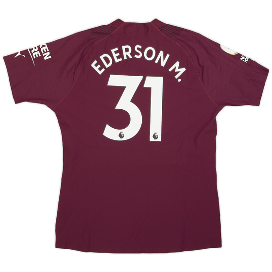 2022-23 Manchester City Match Issue GK Shirt Ederson M. #31