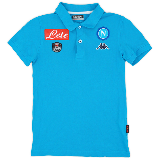 2015-16 Napoli Kappa Polo Shirt - 8/10 - (L.Boys)