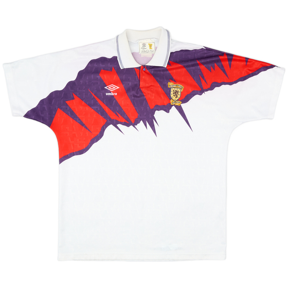 1991-93 Scotland Away Shirt - 6/10 - (XL)