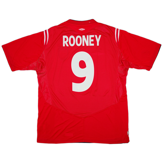 2004-06 England Away Shirt Rooney #9 (XL)