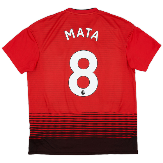 2018-19 Manchester United Home Shirt Mata #8 - 9/10 - (L)