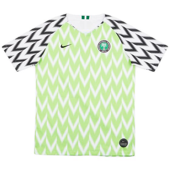 2018-19 Nigeria Home Shirt - 8/10 - (XL.Boys)