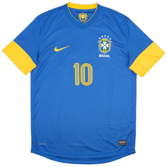 2012-13 Brazil Away Shirt #10 - 9/10 - (M)