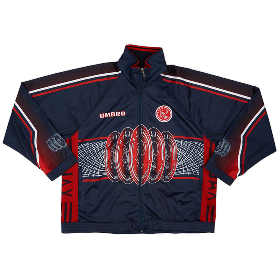 1997-98 Ajax Umbro Track Jacket - 9/10 - (XXL)