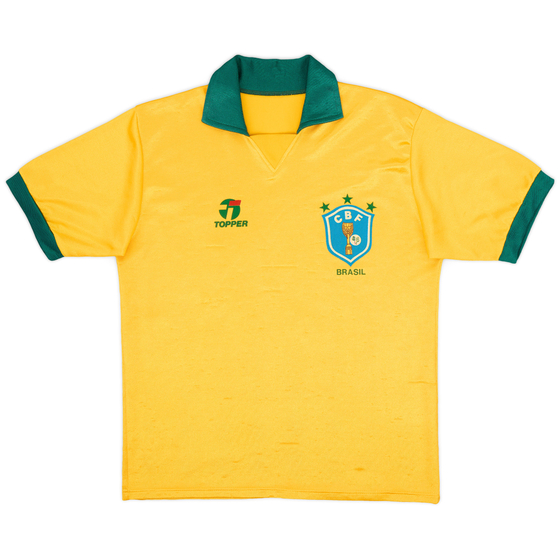1990 Brazil Home Shirt - 8/10 - (M)