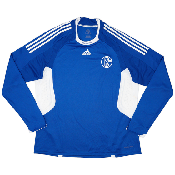 2008-10 Schalke Player Issue Home L/S Shirt - 8/10 - (XXL)