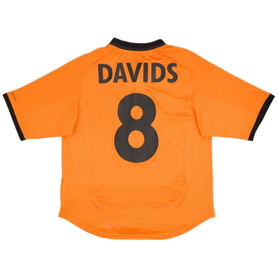 2000-02 Netherlands Home Shirt Davids #8 - 8/10 - (M)