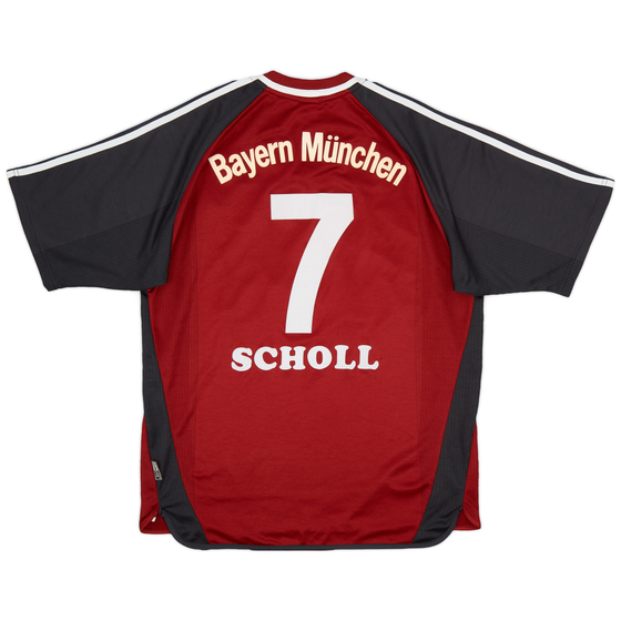 2001-02 Bayern Munich Home Shirt Scholl #7 - 8/10 - (L)