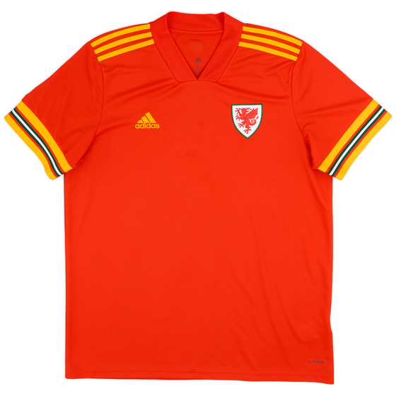 2020-21 Wales Home Shirt - 9/10 - (XL)