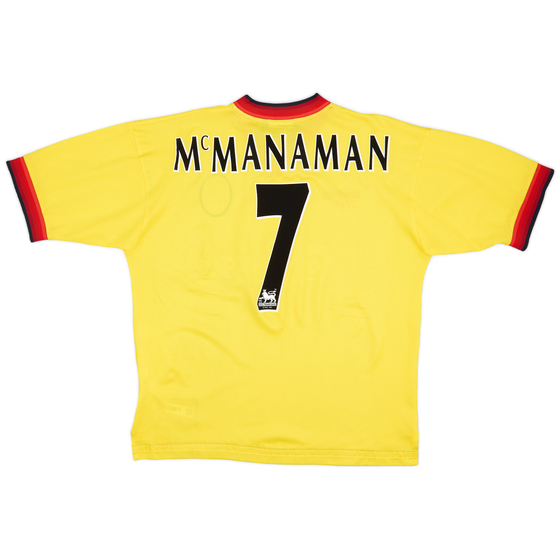 1997-99 Liverpool Away Shirt McManaman #7 - 7/10 - (L)