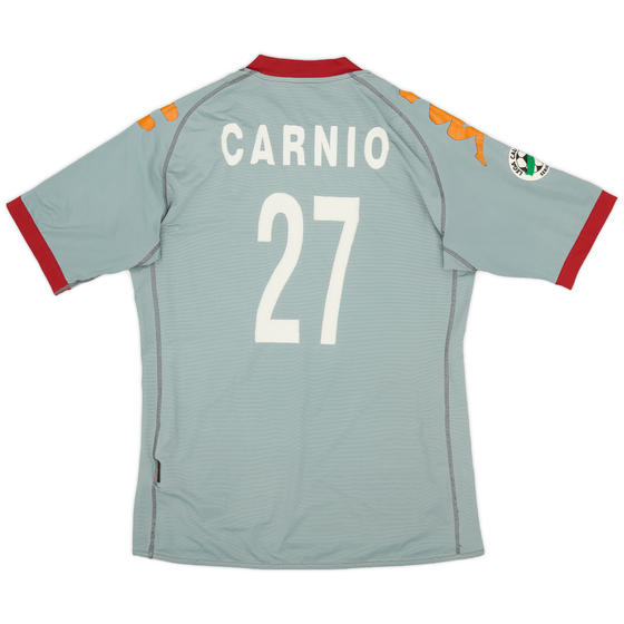 2009-10 AS Roma GK Shirt Carnio #27 - 7/10 - (M)