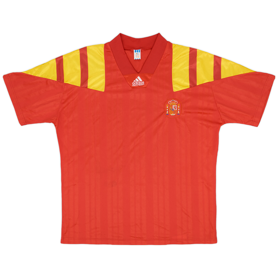 1992-94 Spain Home Shirt - 9/10 - (XL)